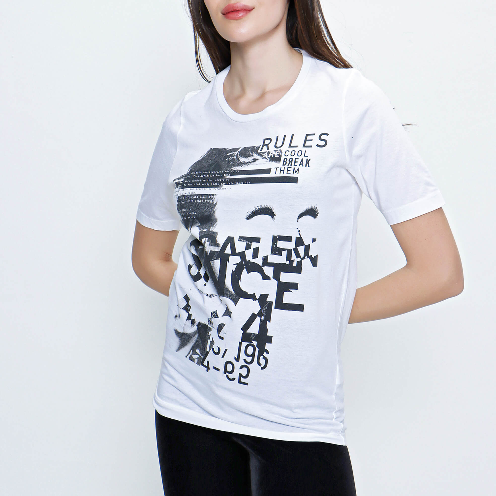 Dsquared2 - White Punk Logo T shirt 